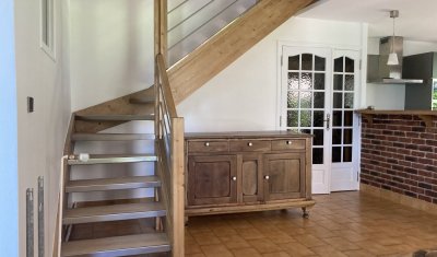 Rénovation d'escalier en bois à Le Cheylas 