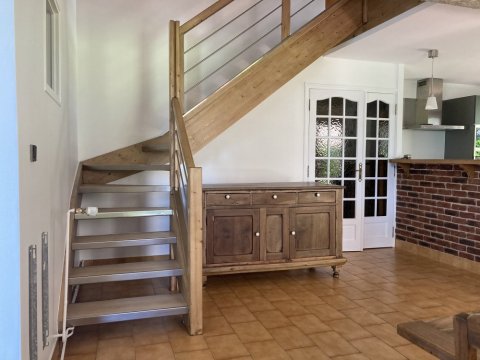 Rénovation d'escalier en bois à Le Cheylas 